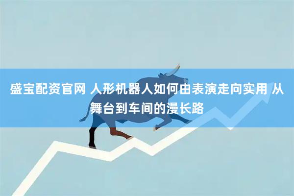盛宝配资官网 人形机器人如何由表演走向实用 从舞台到车间的漫长路